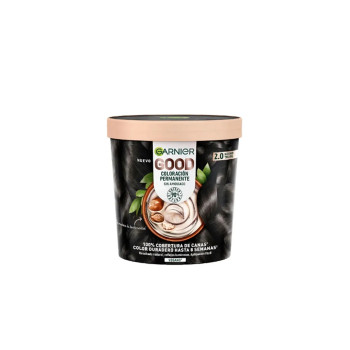Garnier Good Coloración Permanente 2,0 Negro Trufa - Kermatone