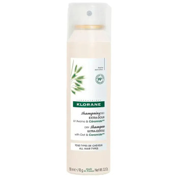Klorane Champú Seco Extrasuave 150ml – Fraîcheur Instantanée | Kermatone