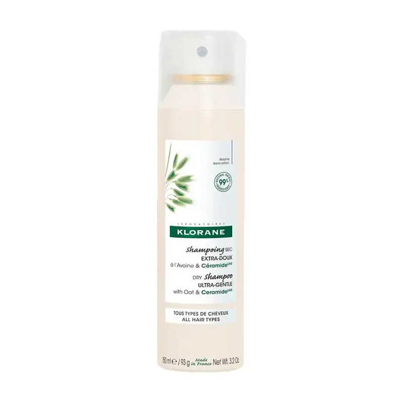 Klorane Champú Seco Extrasuave 150ml – Fraîcheur Instantanée | Kermatone