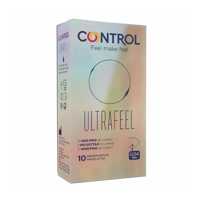 Control Ultra Feel 10 Unités - Cotons Démaquillants Doux Kermatone