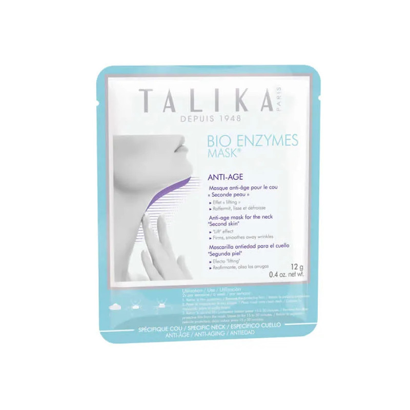 Masque Bio Enzyme Anti-Âge Cou 12g - Talika