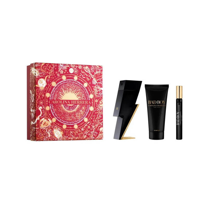 Carolina Herrera Bad Boy - Eau De Toilette 100ml Coffret Kermatone