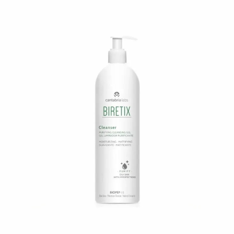Biretix Cleanser 400ml - Gel nettoyant purifiant Kermatone
