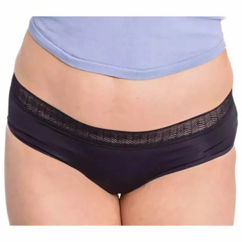 Enna Hipster Culotte Menstruelle Noir - Flux Abondant | Kermatone