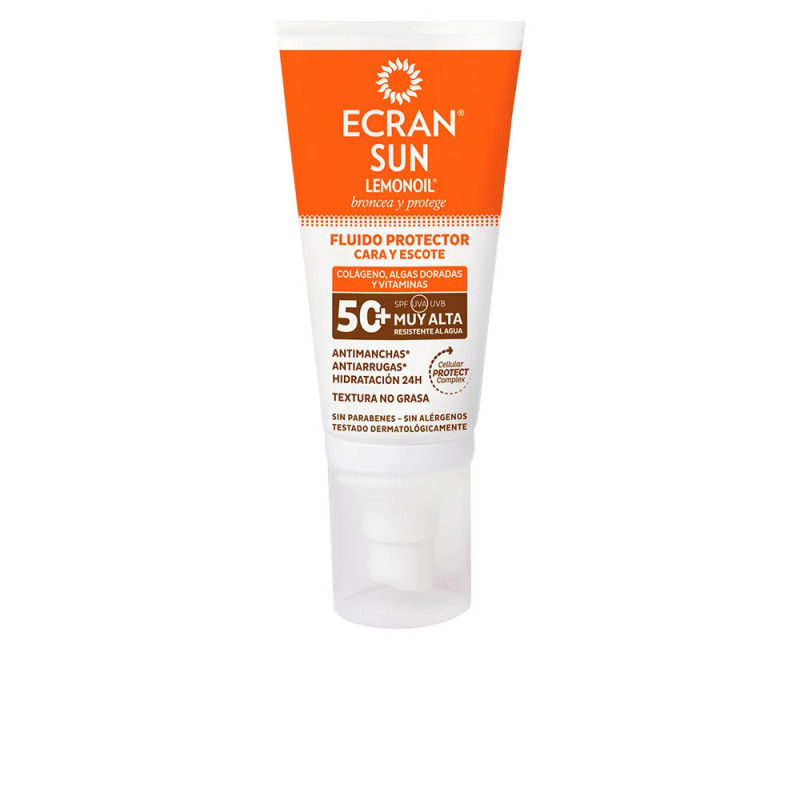 Ecran Sun Lemonoil Fluide SPF50 - Protection & Hydratation | Kermatone