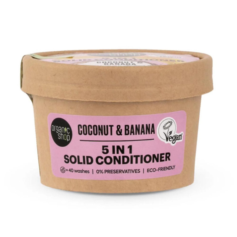 Conditionneur Natura Siberica Coconut & Banana 60g - Kermatone