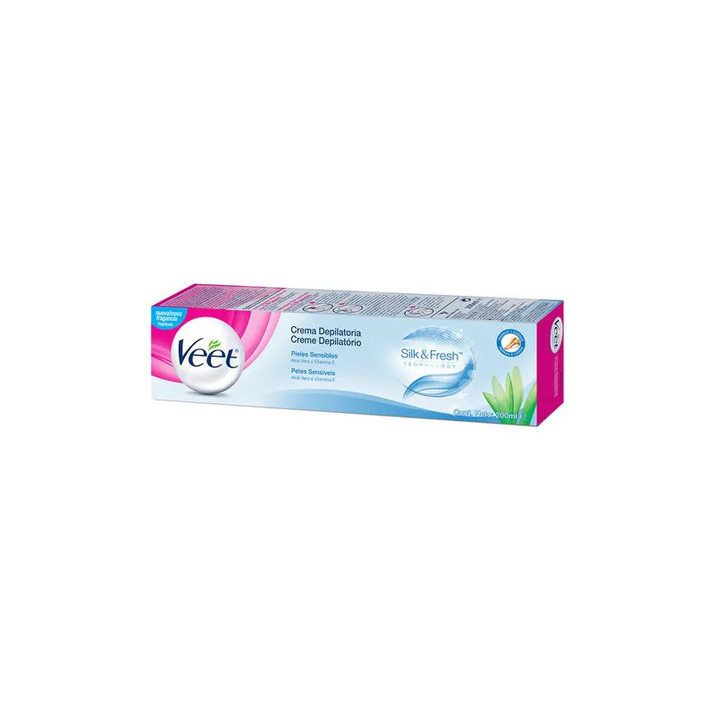 Veet Crème Dépilatoire Peaux Sensibles 200ml - Douceur Kermatone