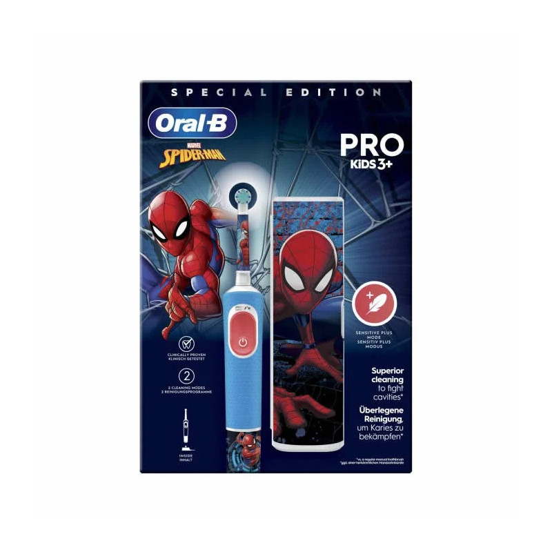 Oral B Pro Kids 3+ Cepillo Electrico Spiderman Special Edition