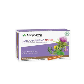Ampoules Arkopharma Chardon-Marie Détox - 20 Unités | Kermatone