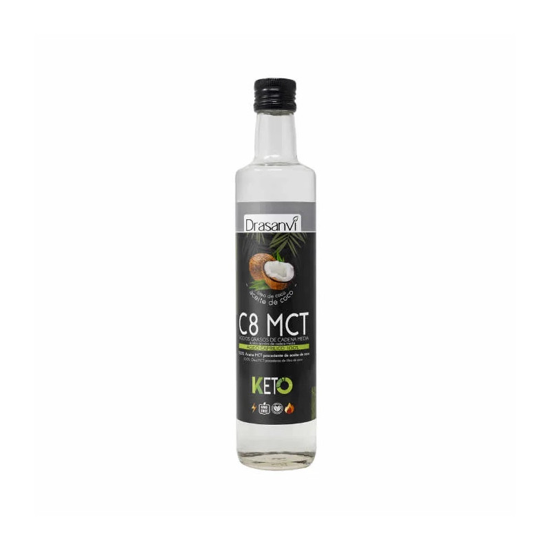 Keto Drasanvi Huile de Coco MCT Pure C8 - Kermatone