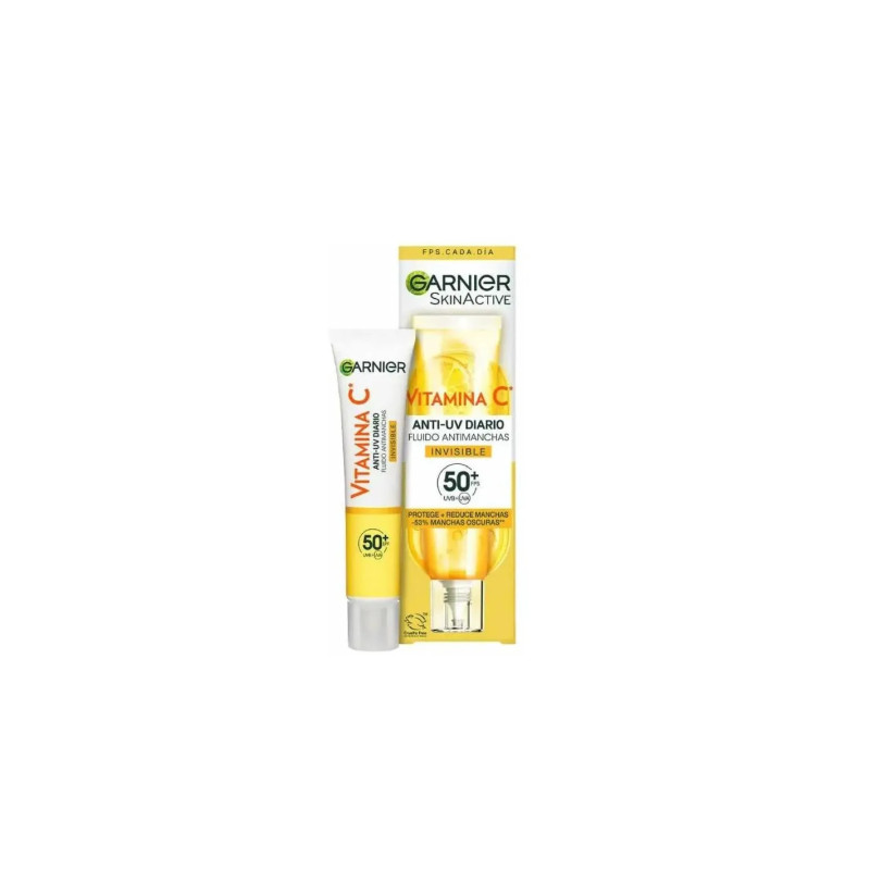 Garnier Skinactive Vitamina C Fluido Antimanchas SPF50 - Kermatone