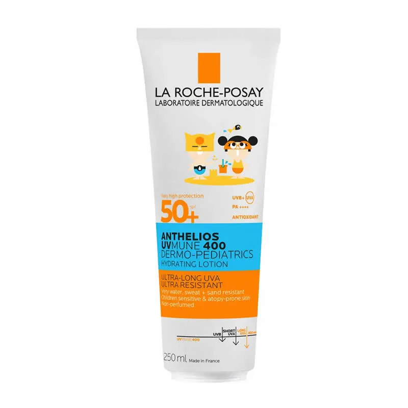 Anthelios Lait Dermo Pédiatrique SPF50 - Protection Solaire Kids | Kermatone