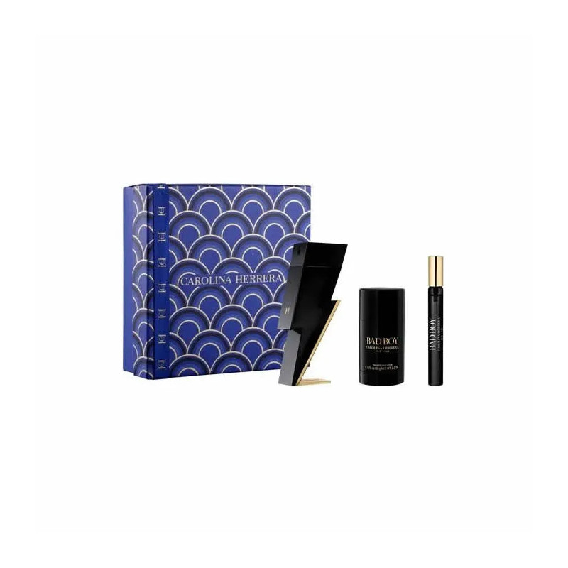 Carolina Herrera Bad Boy Eau De Toilette 100ml - Coffret 3 Produits | Élégance et Audace