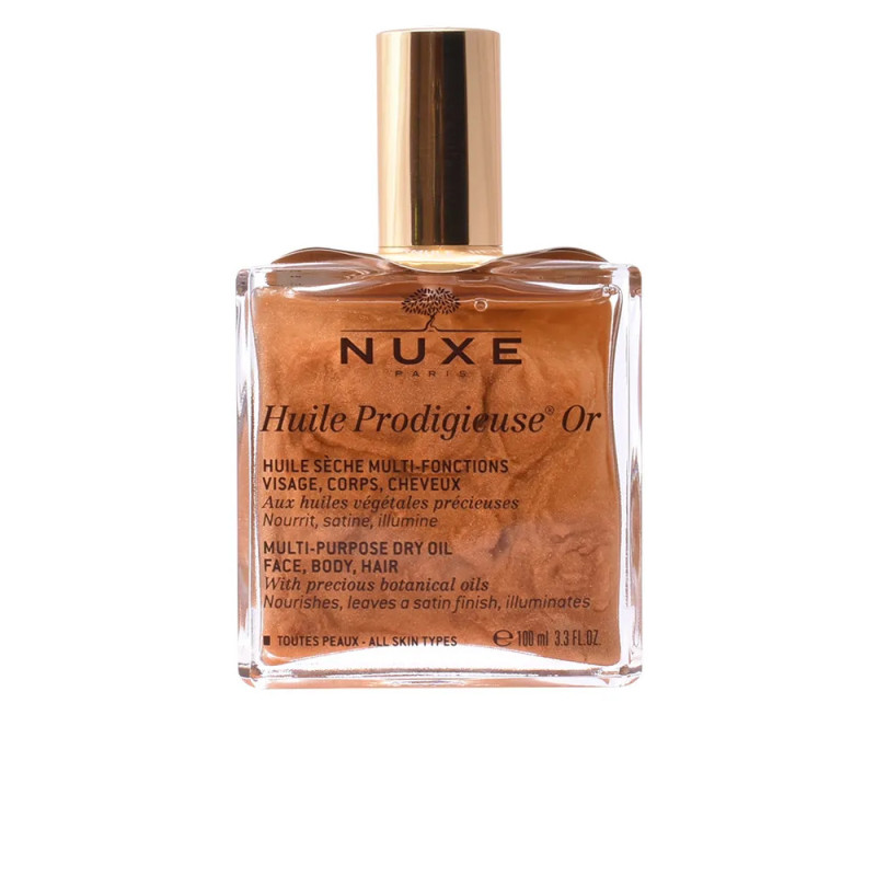 Nuxe Huile Prodigieuse Or 100ml - Sublimez Votre Peau | Kermatone
