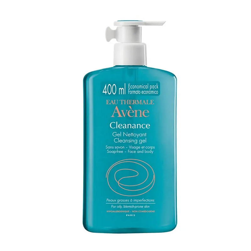 Avène Cleanance Gel Nettoyant 400ml | Kermatone
