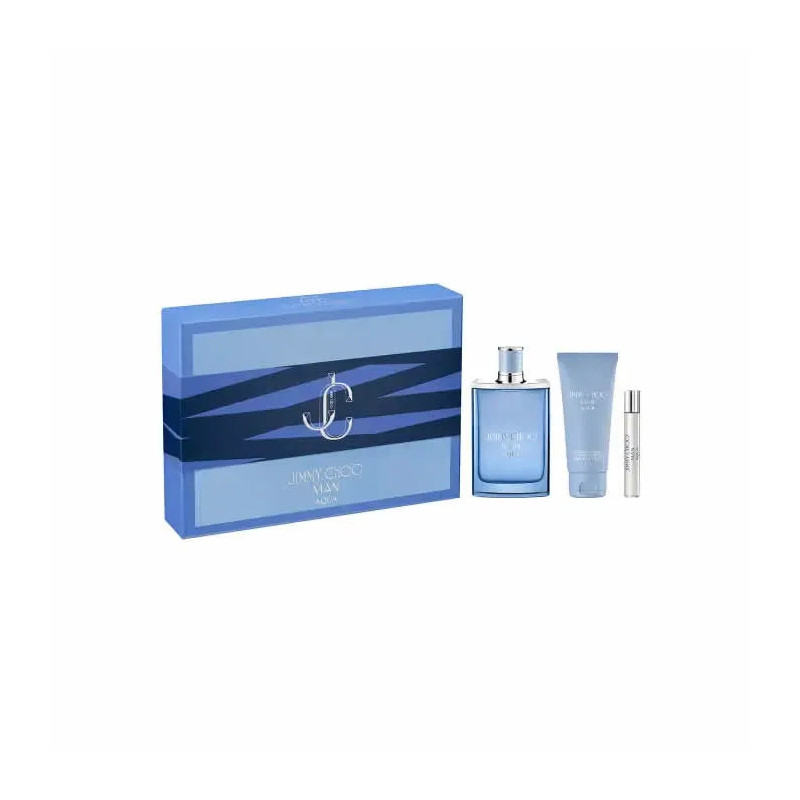 Jimmy Choo Man Aqua Eau De Toilette 100ml - Coffret 3 Produits de Luxe