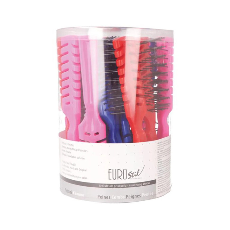 Peignes Esqueleto Eurostil Colores - Lot 20 | Accessoires Coiffure