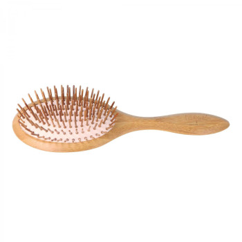 Brosse Ovale Eurostil en Bambou - Démêlage Doux et Écologique