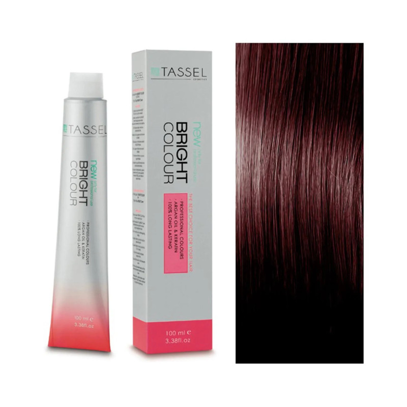 Eurostil Bright Colour Tinte N55 Castaño Claro Caoba - Couleur Éclatante | Kermatone