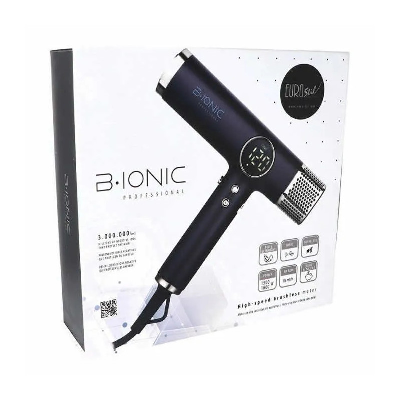 Sèche-Cheveux Électrique Eurostil Bionic - Technologie Avancée pour un Séchage Rapide