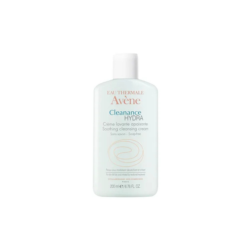 Avène Cleanance Hydra Crème Nettoyante Apaisante 200ml - Peaux Sensibles & Déshydratées
