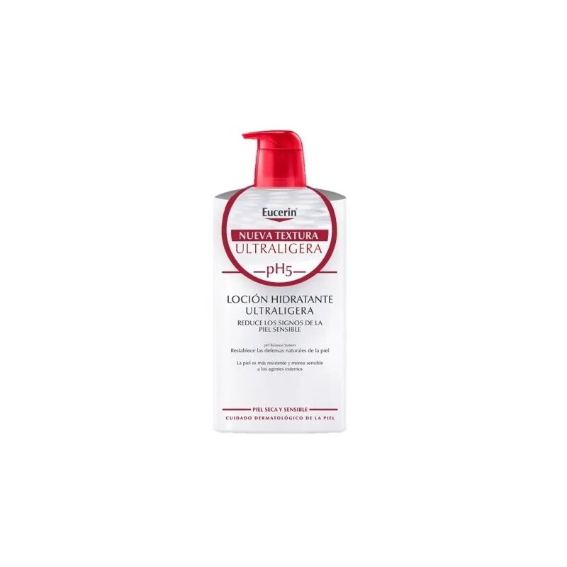 Eucerin pH5 Lotion Ultra Légère 1000ml - Hydratation Kermatone