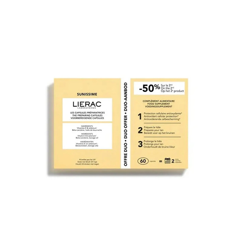 Lierac Sunissime Capsules Bronzage - Préparez votre Peau au Soleil
