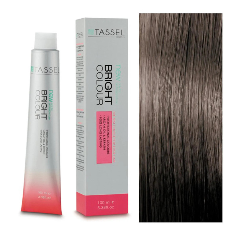 Eurostil Bright Colour Tinte 61 Rubio Oscuro Ceniza - Teinture pour cheveux cendrés