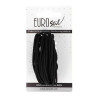 Gommes Élastiques Eurostil Negro - Tenue Parfaite pour Vos Coiffures