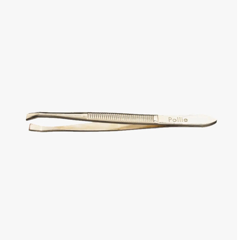 Pinces à épiler Eurostil Dorada 8cm - Précision et Élégance | Kermatone