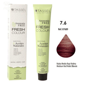 Eurostil Fresh Colour Crème Décolorante 76 Rubio Medio Rojo Violeta