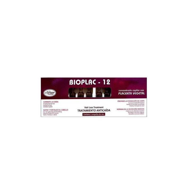 Ampoules Nurana Bioplac-12 Anti Chute - Kermatone