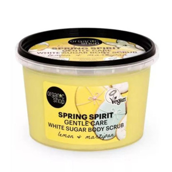 Gommage Corporel Bio Sprint Spirit - Sucre Blanc, Citron et Mazapan 500ml