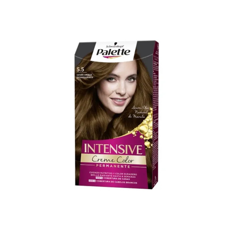 Schwarzkopf Palette Crème Couleur 5.5 Châtain Lumineux - Kermatone