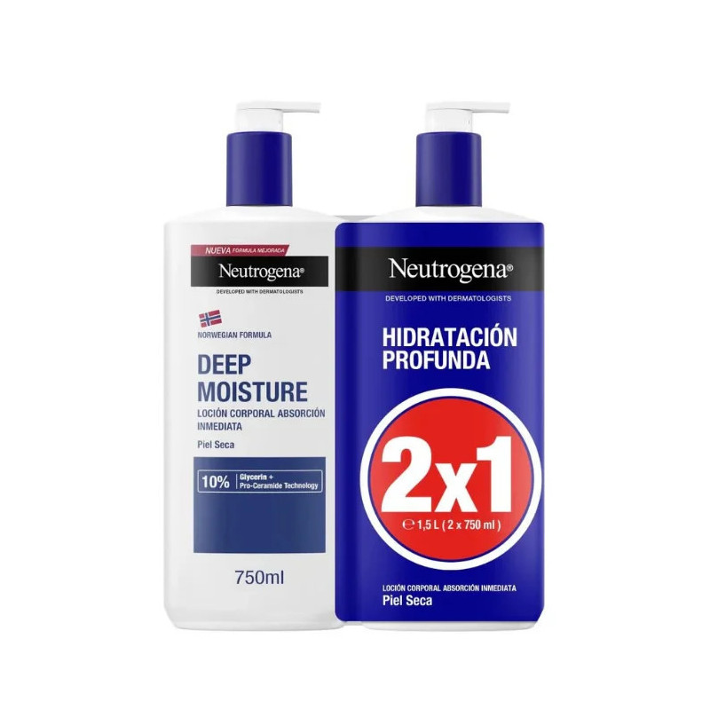 Lotion hydratante Neutrogena 2x750ml