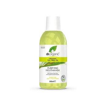 Bain de bouche Dr Organic Tea Tree - Hygiène parfaite | Kermatone
