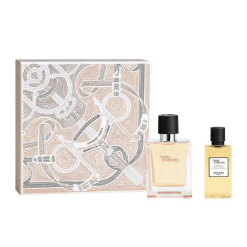 Hermès Terre D'Hermès Eau De Toilette pour Homme 50ml et Gel de Bain 40ml
