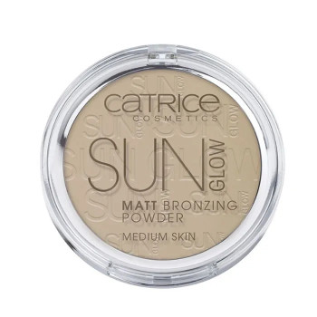 Catrice Sun Glow Matt Bronzing Powder Medium Bronze - Kermatone