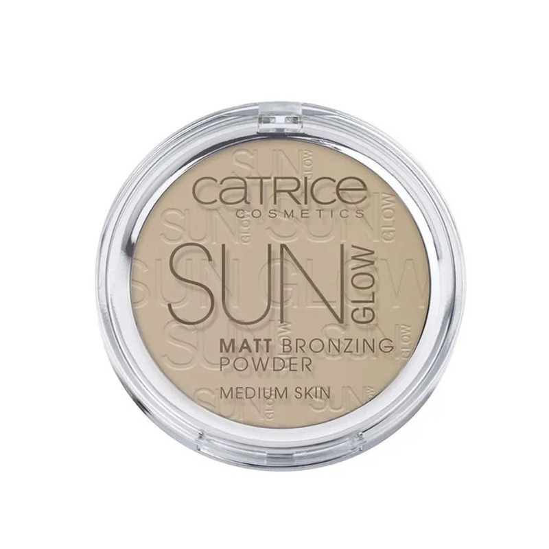 Catrice Sun Glow Matt Bronzing Powder Medium Bronze - Kermatone