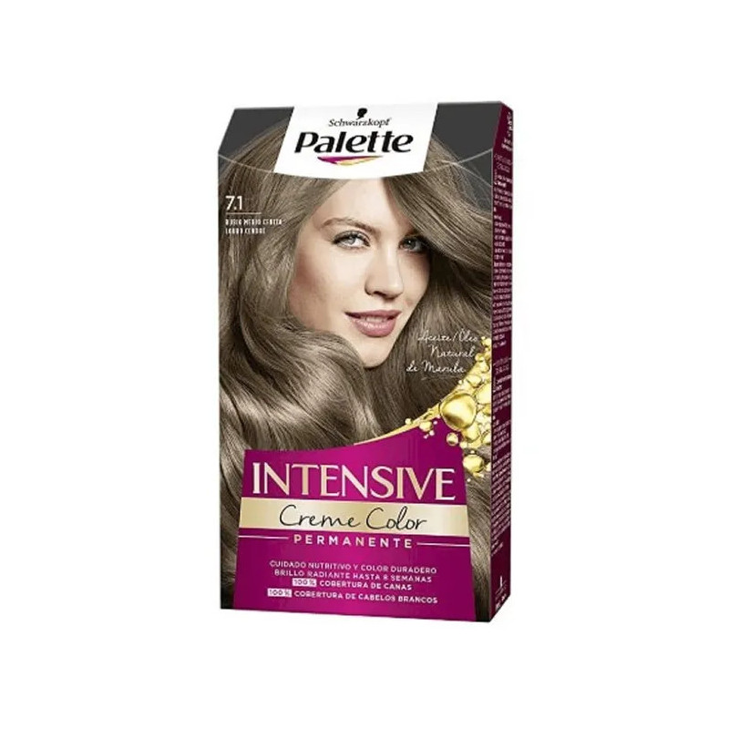 Schwarzkopf Palette Teinture Cendrée 7.1 - Kermatone