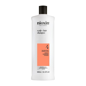 Nioxin Sistema 4 - Champú 300ml pour Cheveux Teints et Endommagés