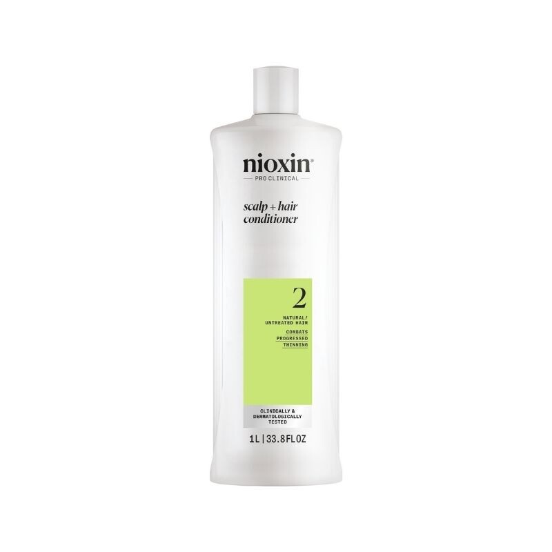 Nioxin Système 2 - Après-shampooing pour Cheveux Naturels Affaiblis - 1000ml