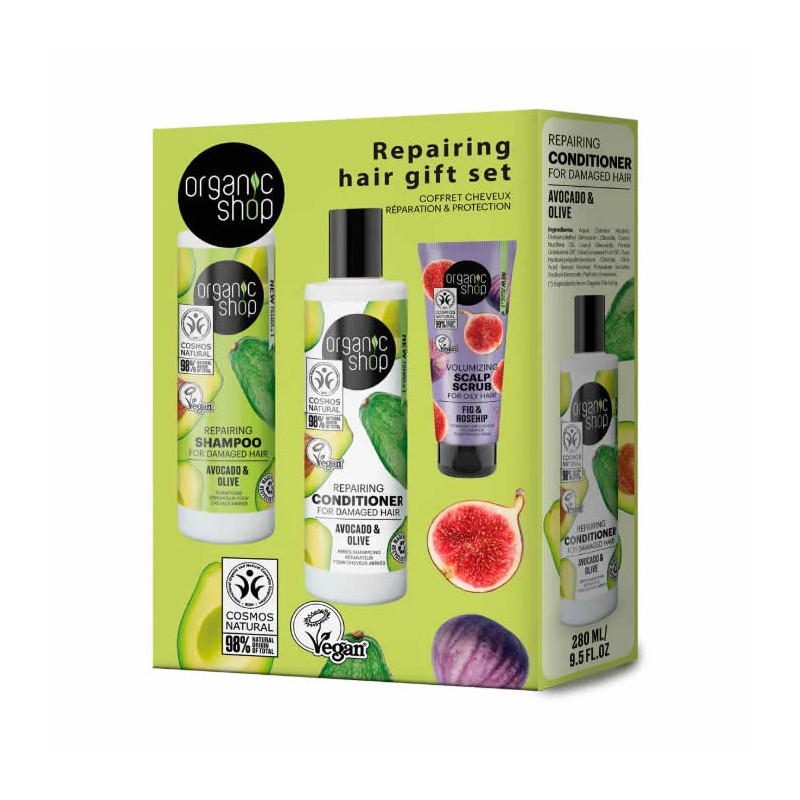 Coffret Cheveux Réparateurs Organic Shop – Kermatone