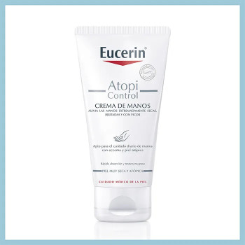 Crème Pour Les Mains Eucerin Atopicontrol - Hydratation Intense | Kermatone