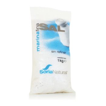 Alecosor Sel Marin Fin Non Raffiné 1 Kg - Kermatone