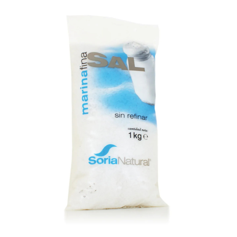 Alecosor Sel Marin Fin Non Raffiné 1 Kg - Kermatone
