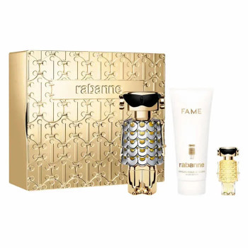  Paco Rabanne Fame Eau De Parfum Vaporisateur 80ml Coffret 3 Produits