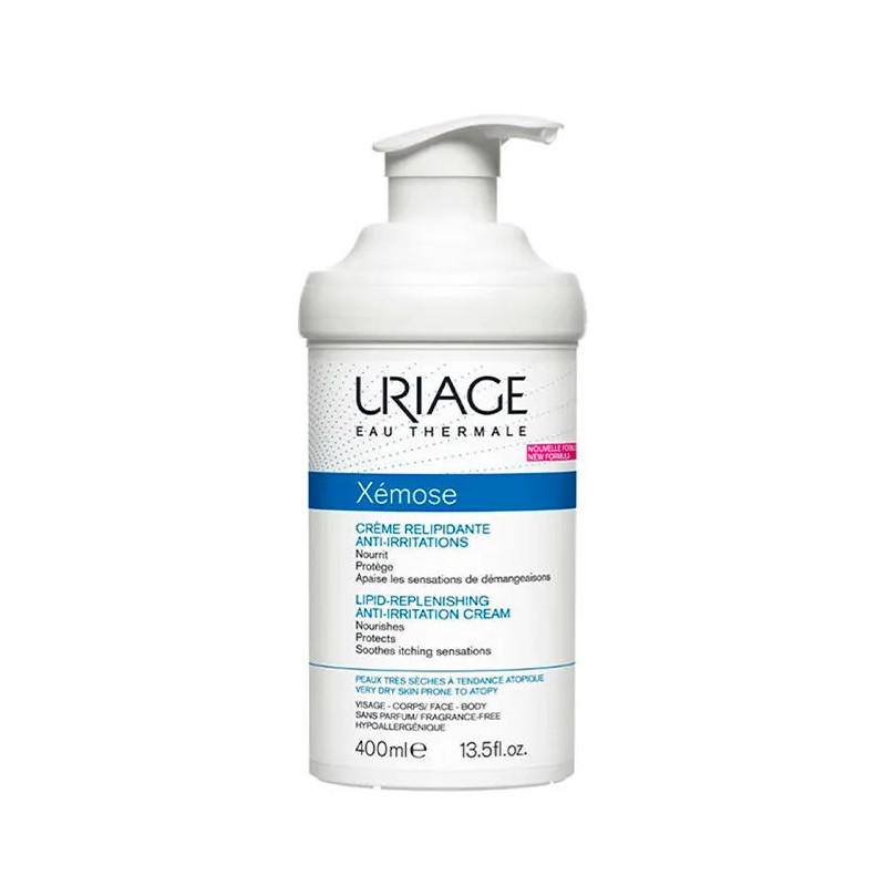 Uriage Xemose Crème Émolliente 400ml - Hydratez votre peau | Kermatone