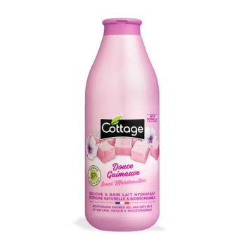 Cottage Douce Guimauve Douche & Bain Hydratant 750ml - Kermatone
