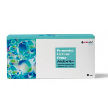 Pensavital Fermentos Lacticos Adultos Plus 12 – Soin Probiotique | Kermatone